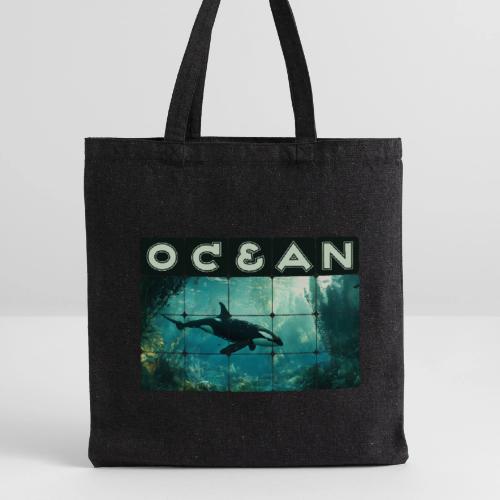 Ocean: Silent Hunter - Recycled Tote Bag