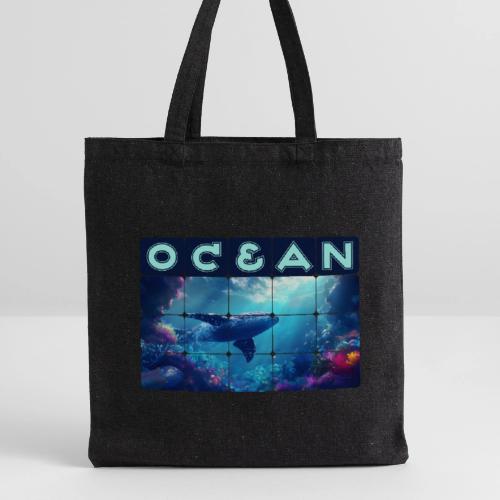 Ocean: Whale’s Path - Recycled Tote Bag