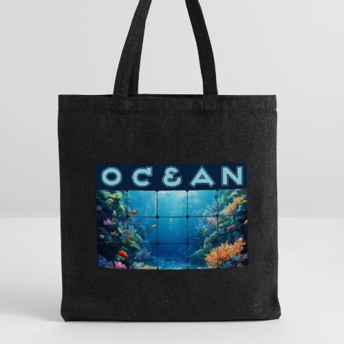 Ocean: Tropical Drift - Recycled Tote Bag
