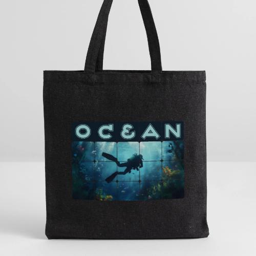 Ocean: Beneath the Blue - Recycled Tote Bag