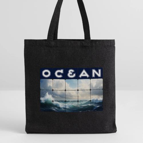 Ocean: Waves of Fury - Recycled Tote Bag