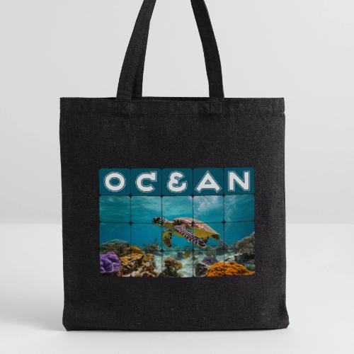 Ocean: Gentle Voyager - Recycled Tote Bag