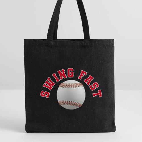 Baseball: Swing Fast Energy - Recycled Tote Bag