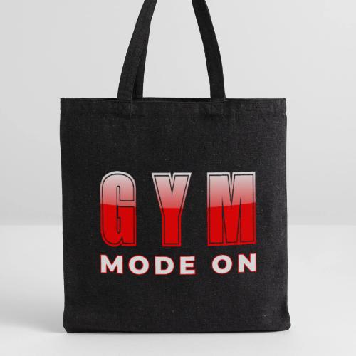 Gym Mode On Fitness Typography Design - Recycled Tote Bag