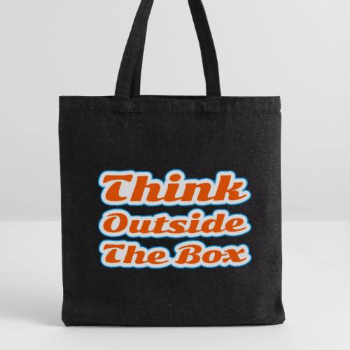 Think Outside the Box — Creative Mindset Script - Recycled Tote Bag