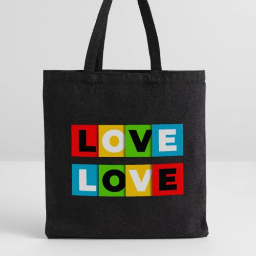 Love in Color - Recycled Tote Bag