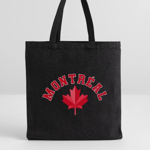 Montréal with maple leaf - Recycled Tote Bag