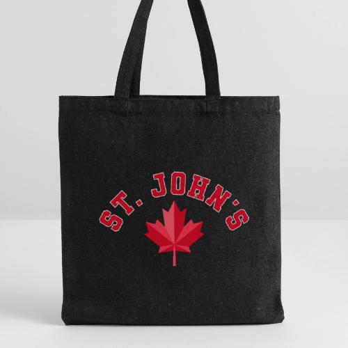 St. John's with maple leaf - Recycled Tote Bag