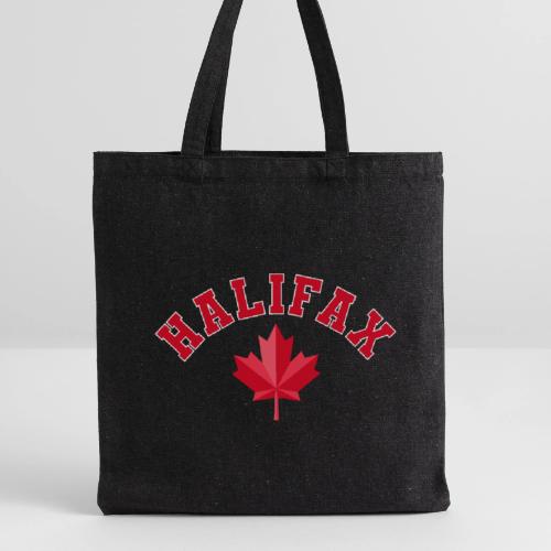 Halifax with maple leaf - Recycled Tote Bag