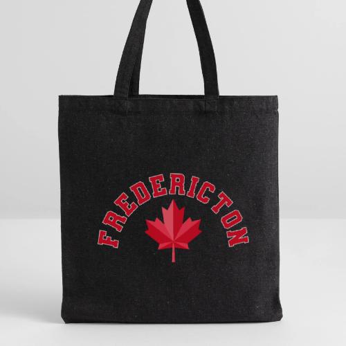 Fredericton with maple leaf - Recycled Tote Bag