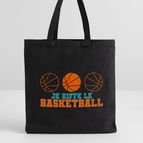 I love basketball - Recycled Tote Bag