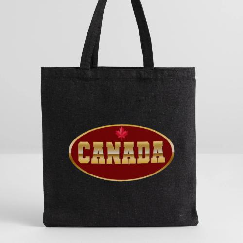 Canada in golden letters - Recycled Tote Bag