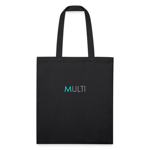 Blue 'M' - Recycled Tote Bag