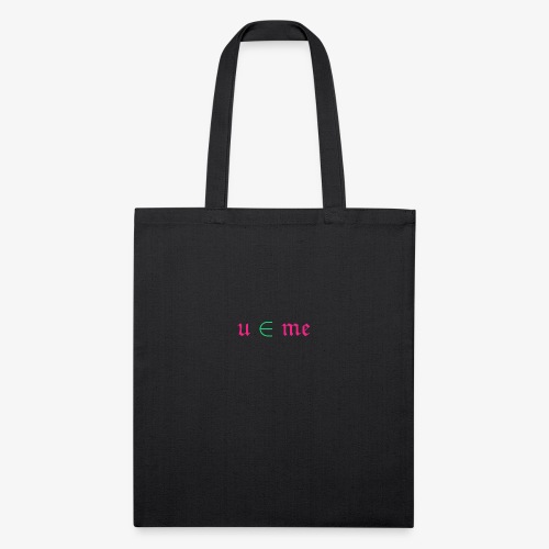 U belongz to me (pink & green) - Recycled Tote Bag