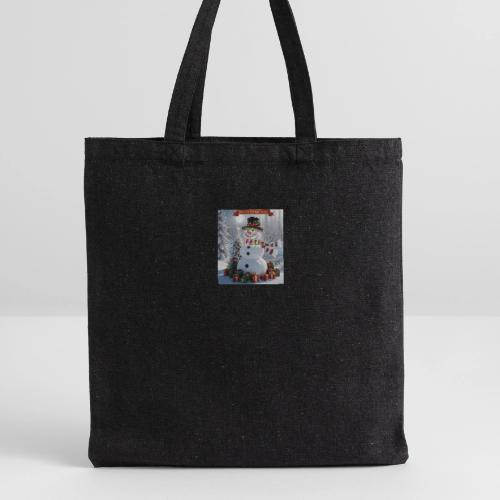 Merry Christmas - Recycled Tote Bag