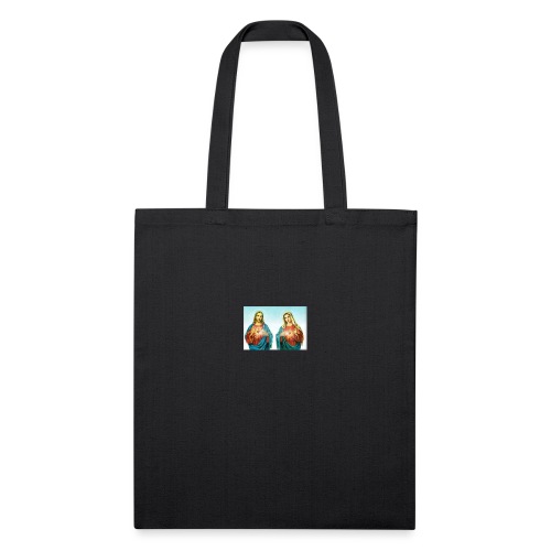 Jesus and Mary - Recycled Tote Bag