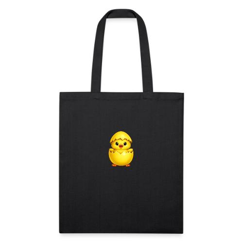 Easter Chick yellow - Recycled Tote Bag