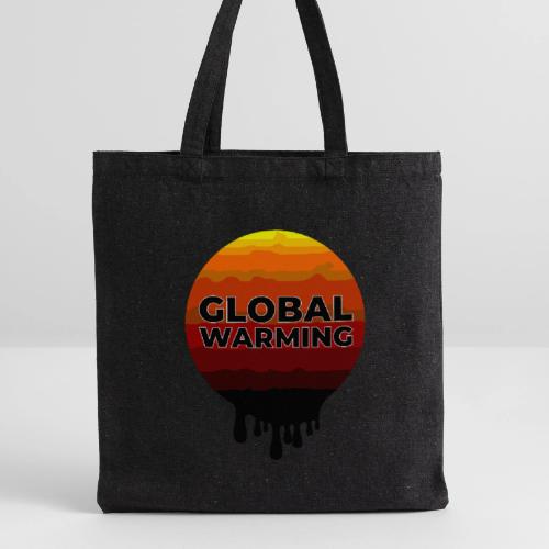 Global warming - Recycled Tote Bag