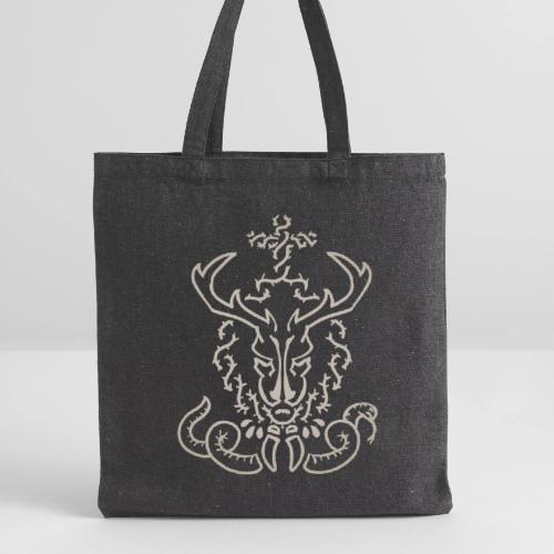 CHRISTmas Stag Light - Recycled Tote Bag