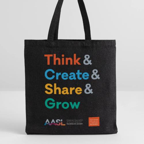 AASL Standards Domains - Recycled Tote Bag