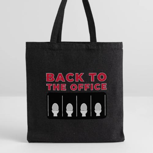 Back to the Office Satire Design - Recycled Tote Bag