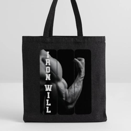 Bodybuilding: Iron Will - Recycled Tote Bag