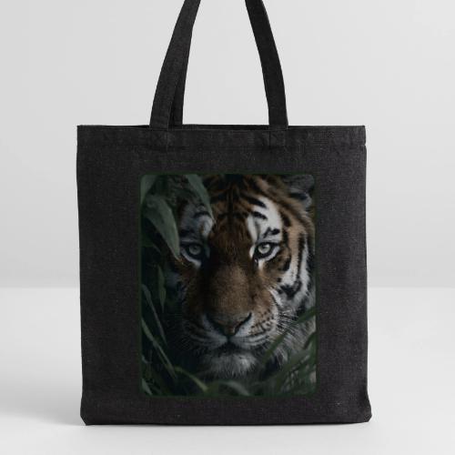 Tiger Jungle Eyes Wildlife Design - Recycled Tote Bag