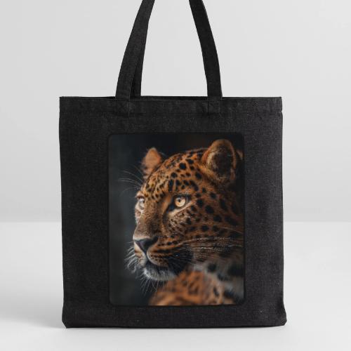 Amur Leopard Face Wildlife Design - Recycled Tote Bag