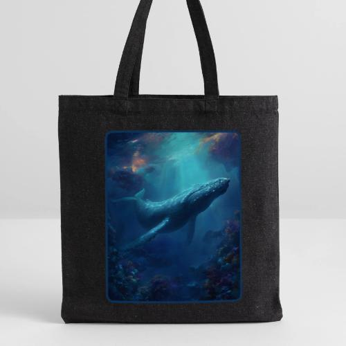 Humpback Whale Ocean Reef Design - Recycled Tote Bag