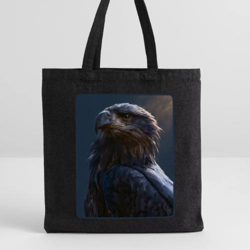 Majestic Eagle Cinematic Portrait Design - Recycled Tote Bag