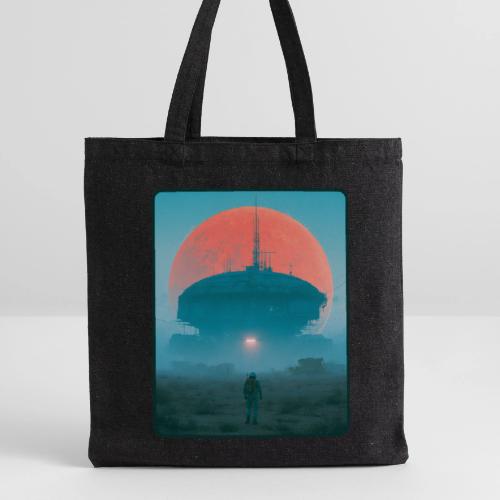 Astronaut Alien Outpost Design - Recycled Tote Bag