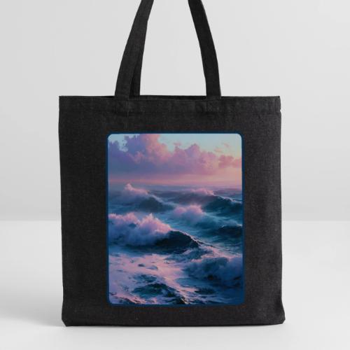 Dreamy Pastel Ocean Sunset Art - Recycled Tote Bag