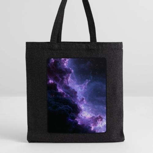 Purple Nebula Space Design - Recycled Tote Bag