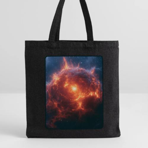 Exploding Supernova Space Art - Recycled Tote Bag