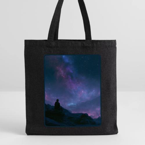 Stargazer Nebula Night Sky Art - Recycled Tote Bag