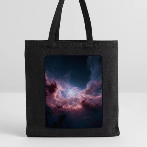 Radiant Cosmic Nebula Artwork - Recycled Tote Bag