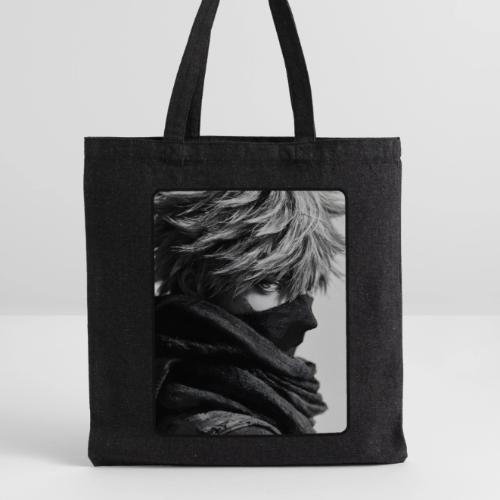 Battle-Worn Ninja Portrait - Recycled Tote Bag