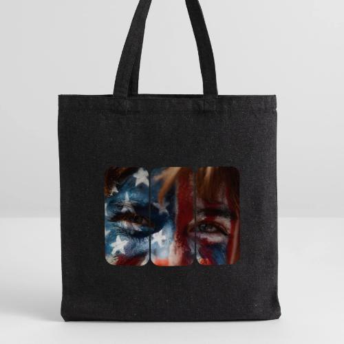 USA: Stars in Their Eyes - Recycled Tote Bag