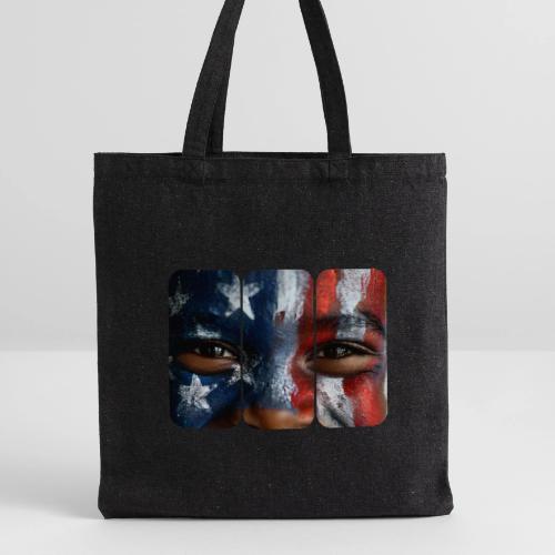 USA: Three Panels of Pride - Recycled Tote Bag