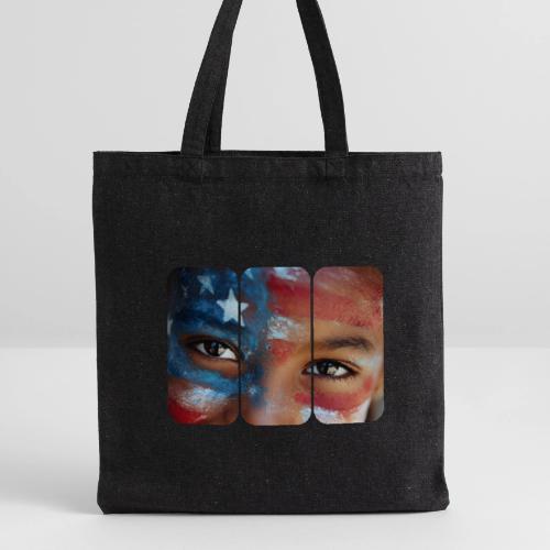 USA: Eyes of the Flag - Recycled Tote Bag