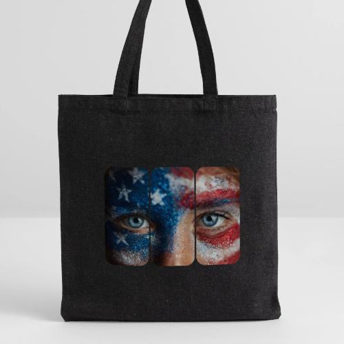 USA: Stars in Her Eyes - Recycled Tote Bag