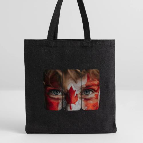 Canada: Maple Leaf Gaze - Recycled Tote Bag