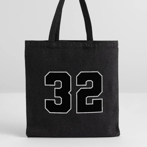 Varsity Number 32 Athletic Design - Recycled Tote Bag