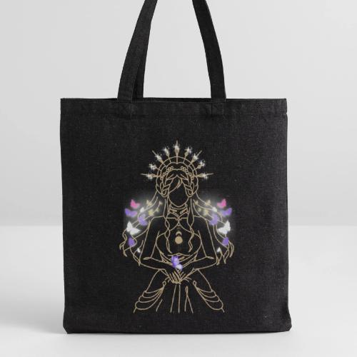 Ancient Butterfly Goddess - Fairytale Design - Recycled Tote Bag