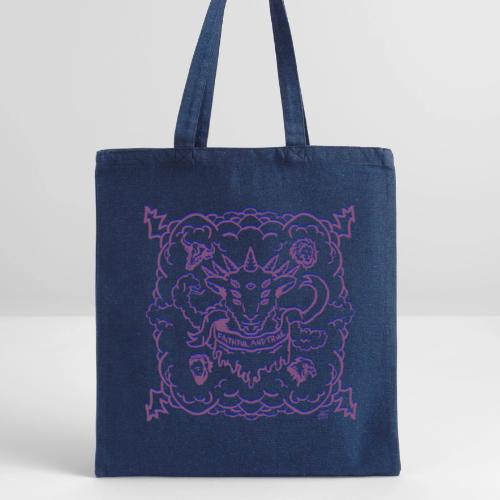 Revelation Lamb Purple - Recycled Tote Bag