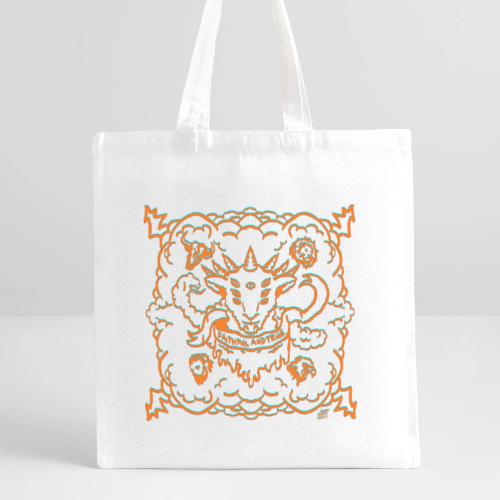 Revelation Lamb Orange - Recycled Tote Bag