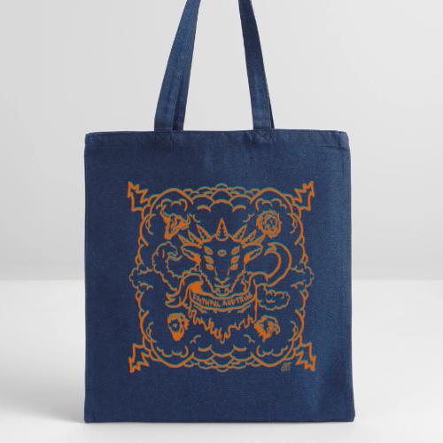 Revelation Lamb Orange - Recycled Tote Bag
