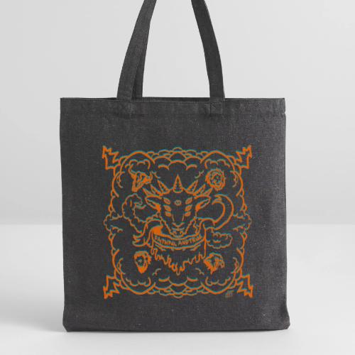 Revelation Lamb Orange - Recycled Tote Bag
