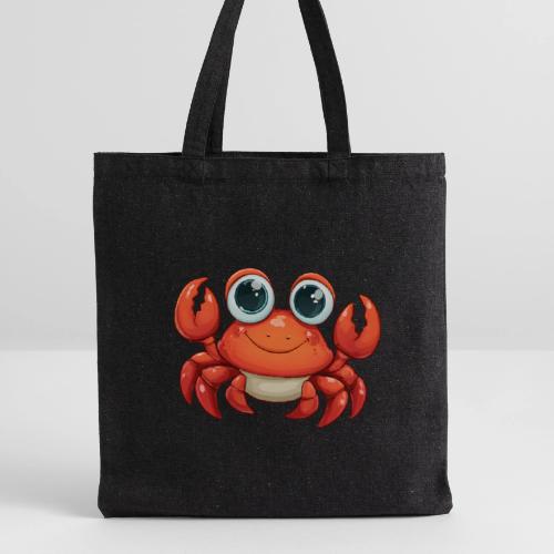 Cute Cartoon Baby Crab - Recycled Tote Bag