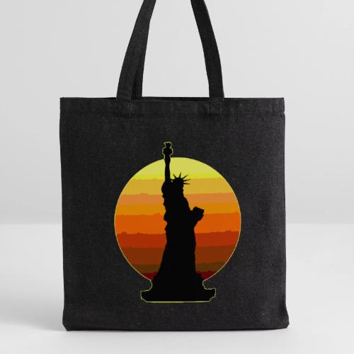 USA: Golden Horizon Liberty - Recycled Tote Bag